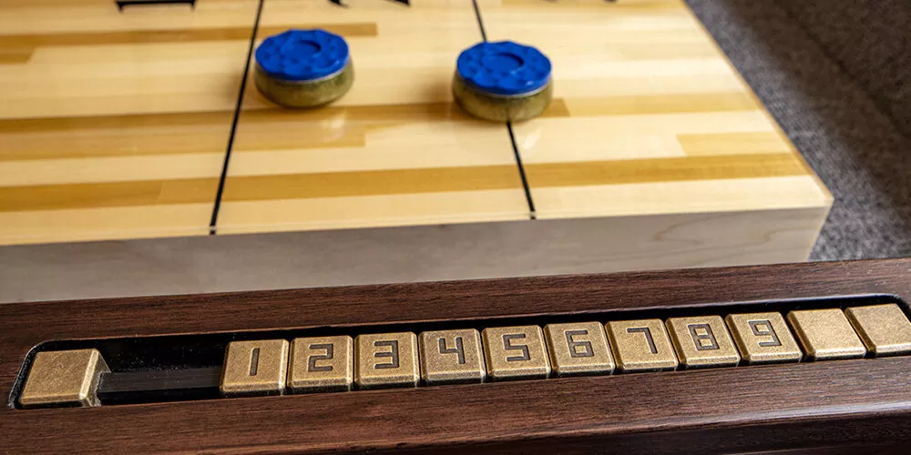 Grant Shuffleboard abacus Shuffleboard table