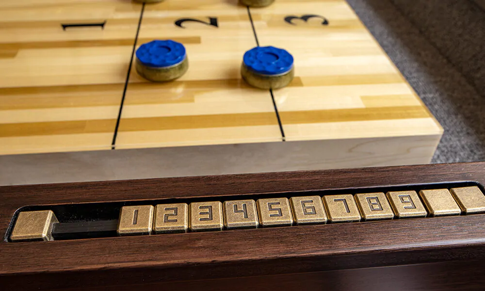Shuffleboard table