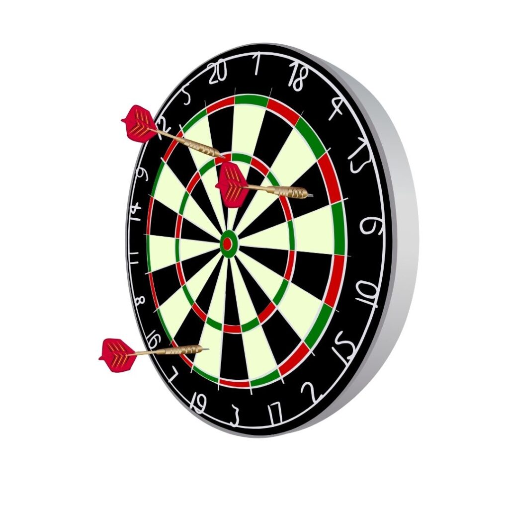 Pierce Dartboard Cabinet Throwing Darts Presidential Billiards