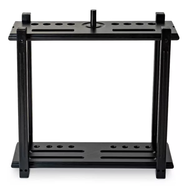 black pool cue floor Rack