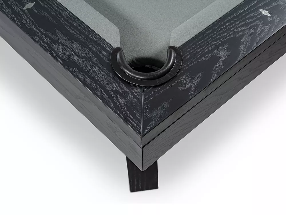 Tyler Charcoal Pool Table pocket