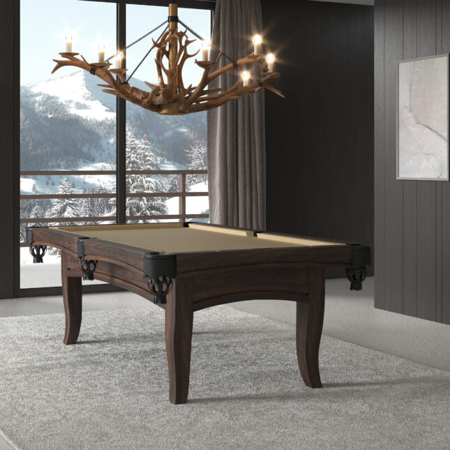 Investing in Elegance: How a Luxury Pool Table Adds Value to Your Home | Contemporary Billiard Table | Carter Pool table in living room