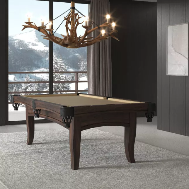 Investing in Elegance: How a Luxury Pool Table Adds Value to Your Home | Contemporary Billiard Table | Carter Pool table in living room