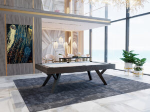 Tyler Pool table in living room