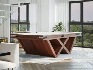 Wilson pool table in living room