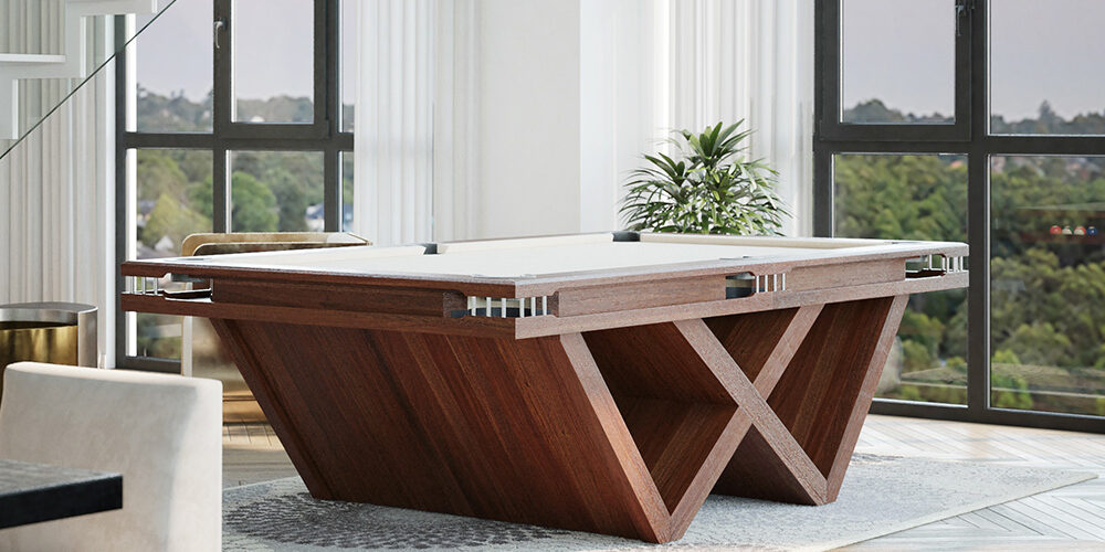 Wilson pool table in living room