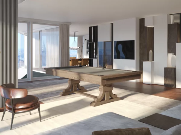 image Carmel pool table in living room