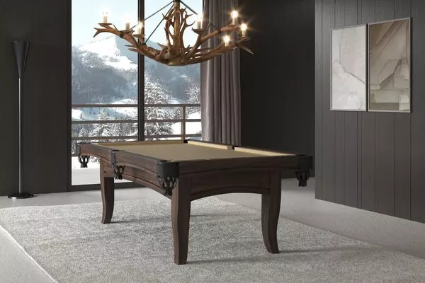 Investing in Elegance: How a Luxury Pool Table Adds Value to Your Home | Carter pool table in living room