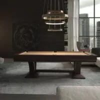 Hamilton pool table in living room