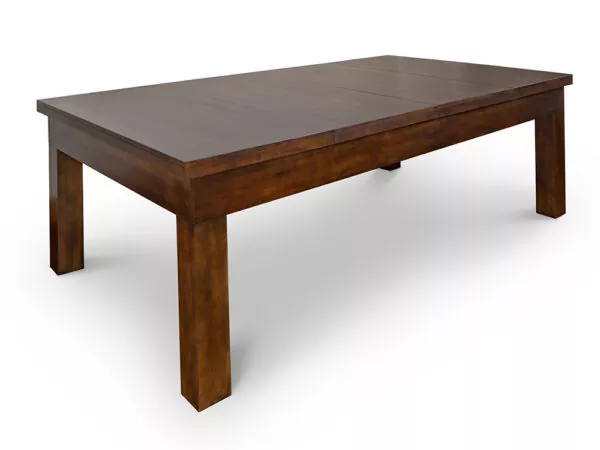 Convertible pool table with dining top