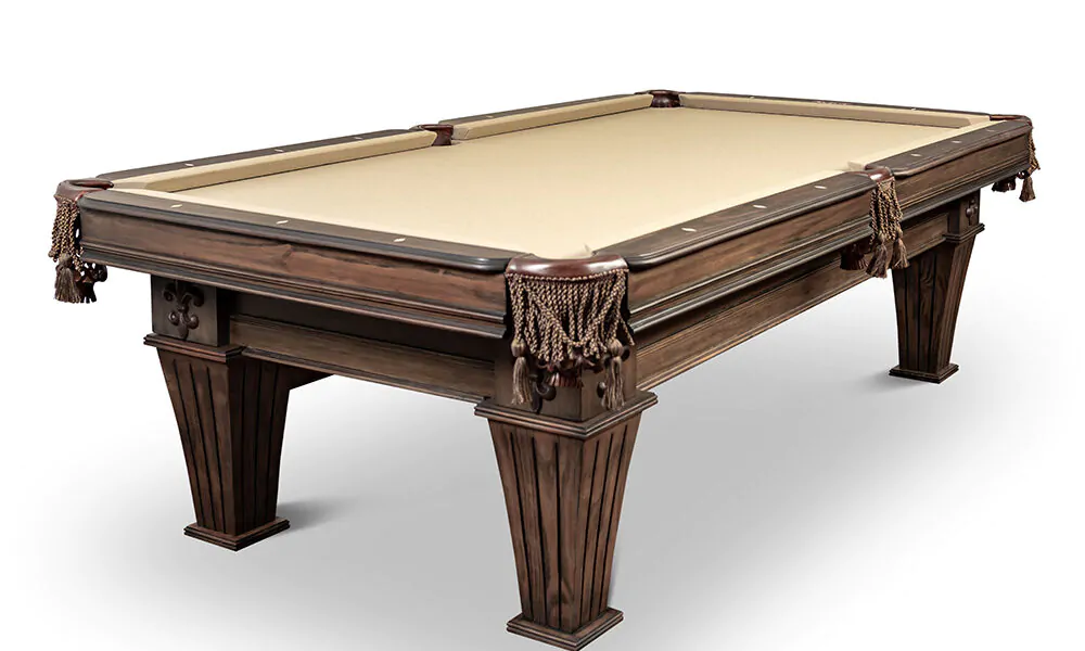 Brittany pool table Fleur de Lis