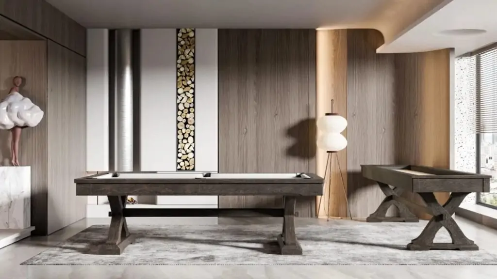 Kariba_shuffleboard_billiard_lifestyle tailoring your shuffleboard to client tastes and spaces