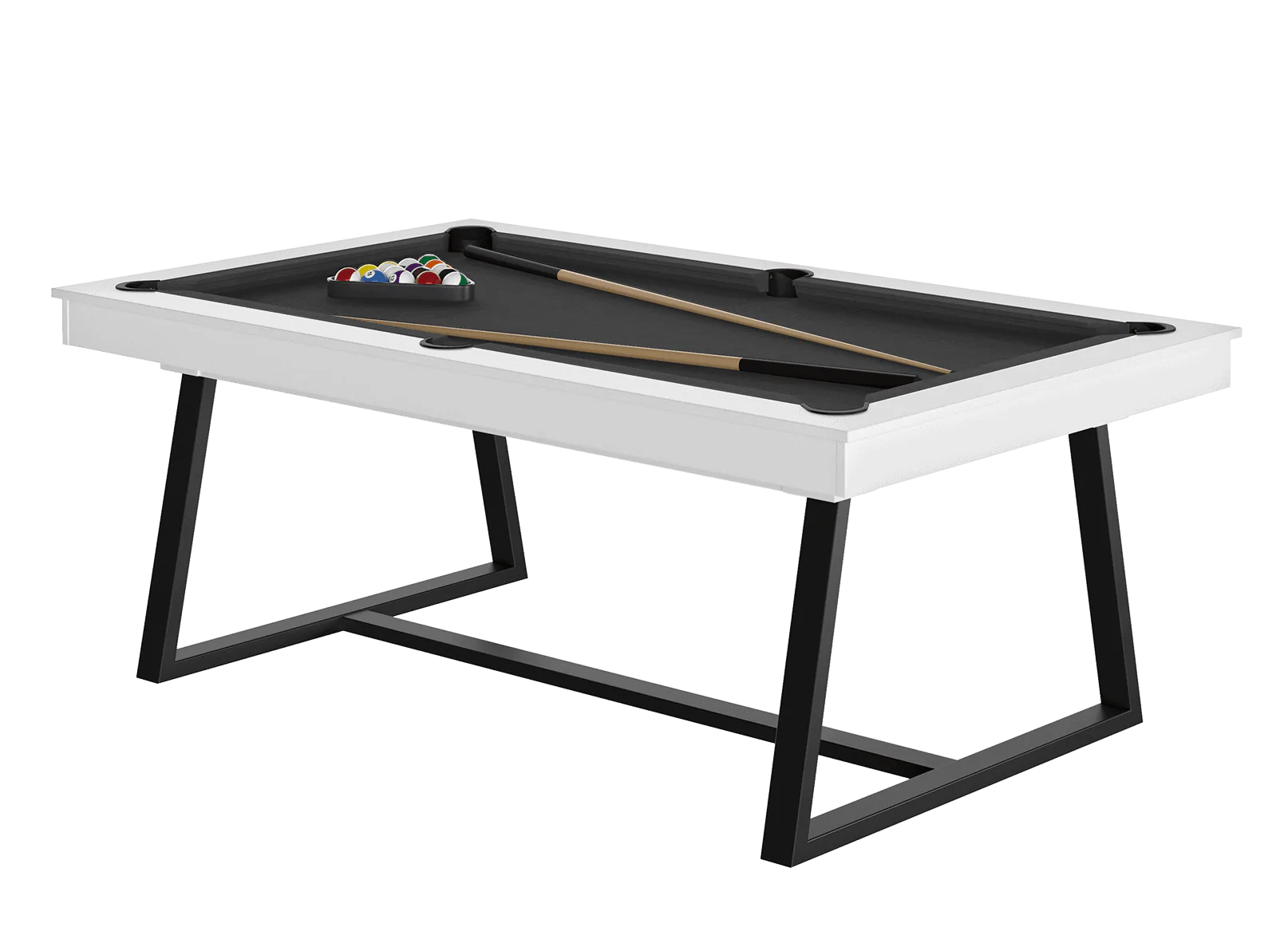 Billard Brio blanc drap gris