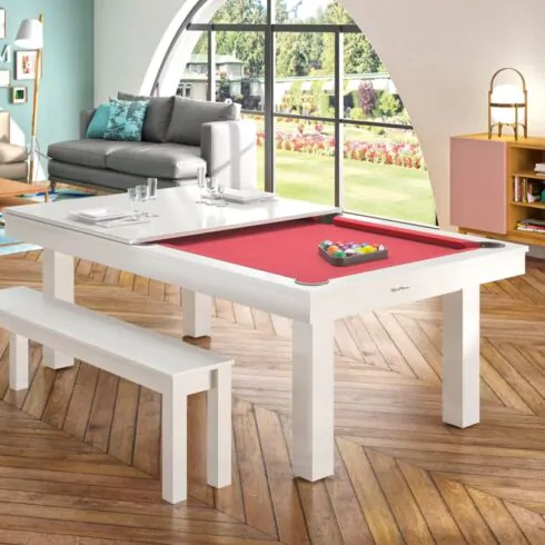 Billard Table Lafite blanc Rene Pierre